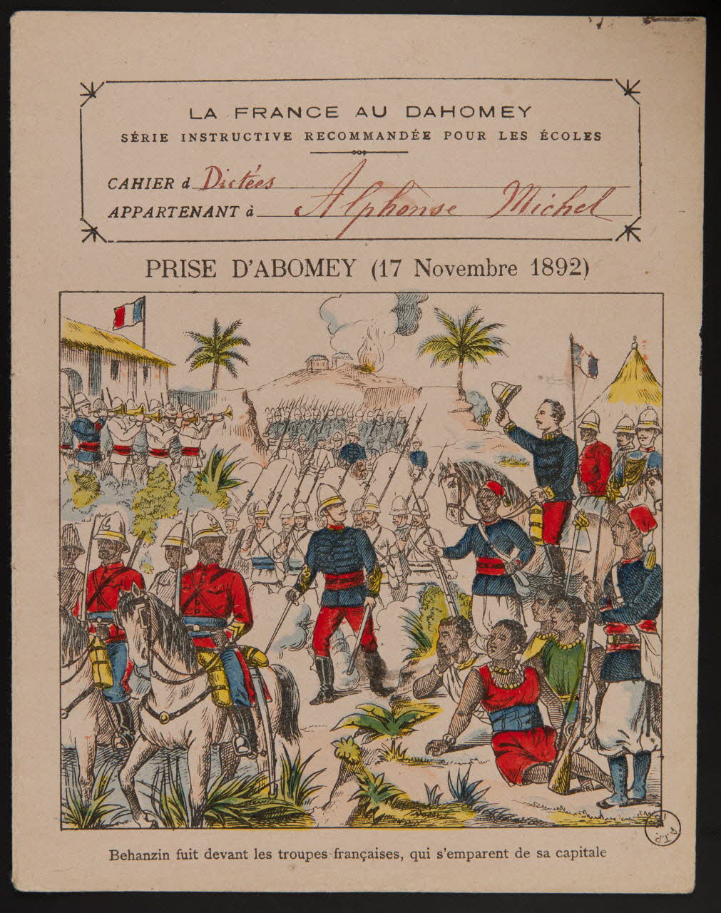 estampe PRISE D'ABOMEY (17 Novembre 1892) 1971.9.17 Photo