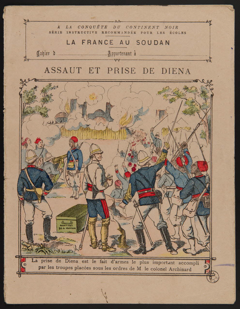 estampe ASSAUT ET PRISE DE DIENA 1971.9.20 Photo