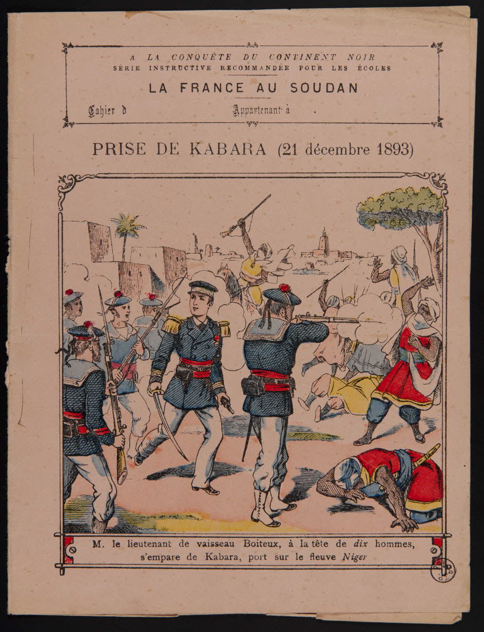 estampe PRISE DE KABARA (21 décembre 1893) 1971.9.22 Photo