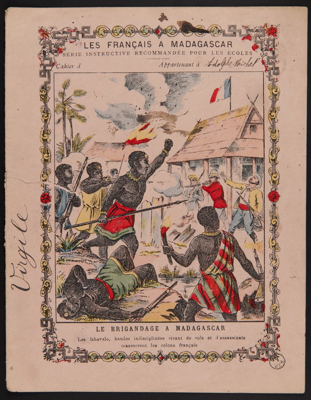 estampe LE BRIGANDAGE A MADAGASCAR 1971.9.25 Photo