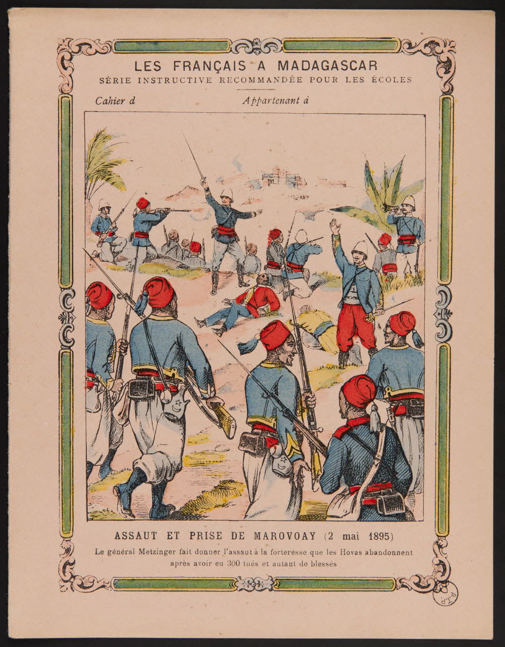 estampe ASSAUT ET PRISE DE MAROVOAY (2 mai 1895) 1971.9.32 Photo