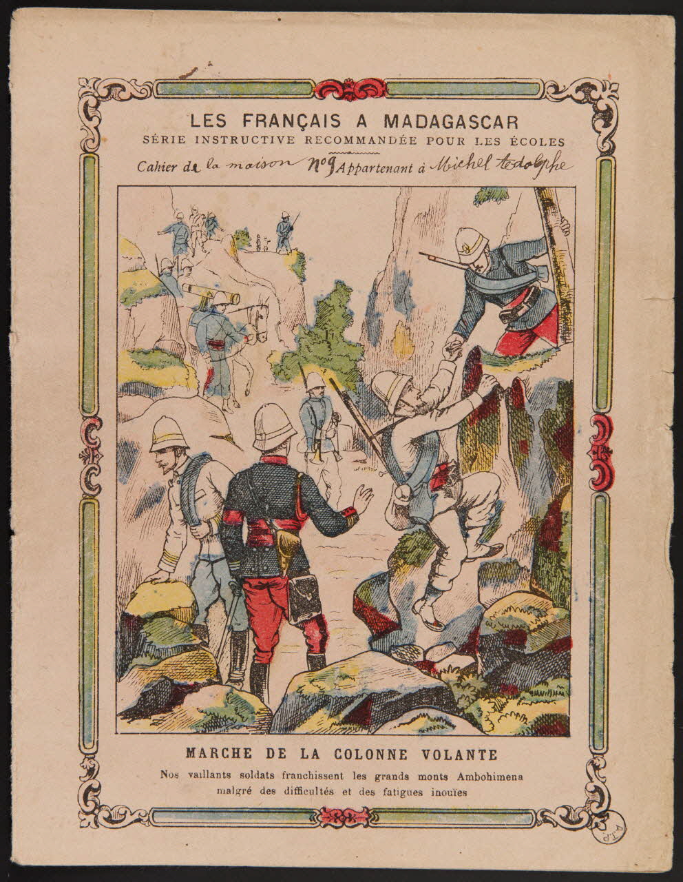 estampe MARCHE DE LA COLONNE VOLANTE 1971.9.34 Photo