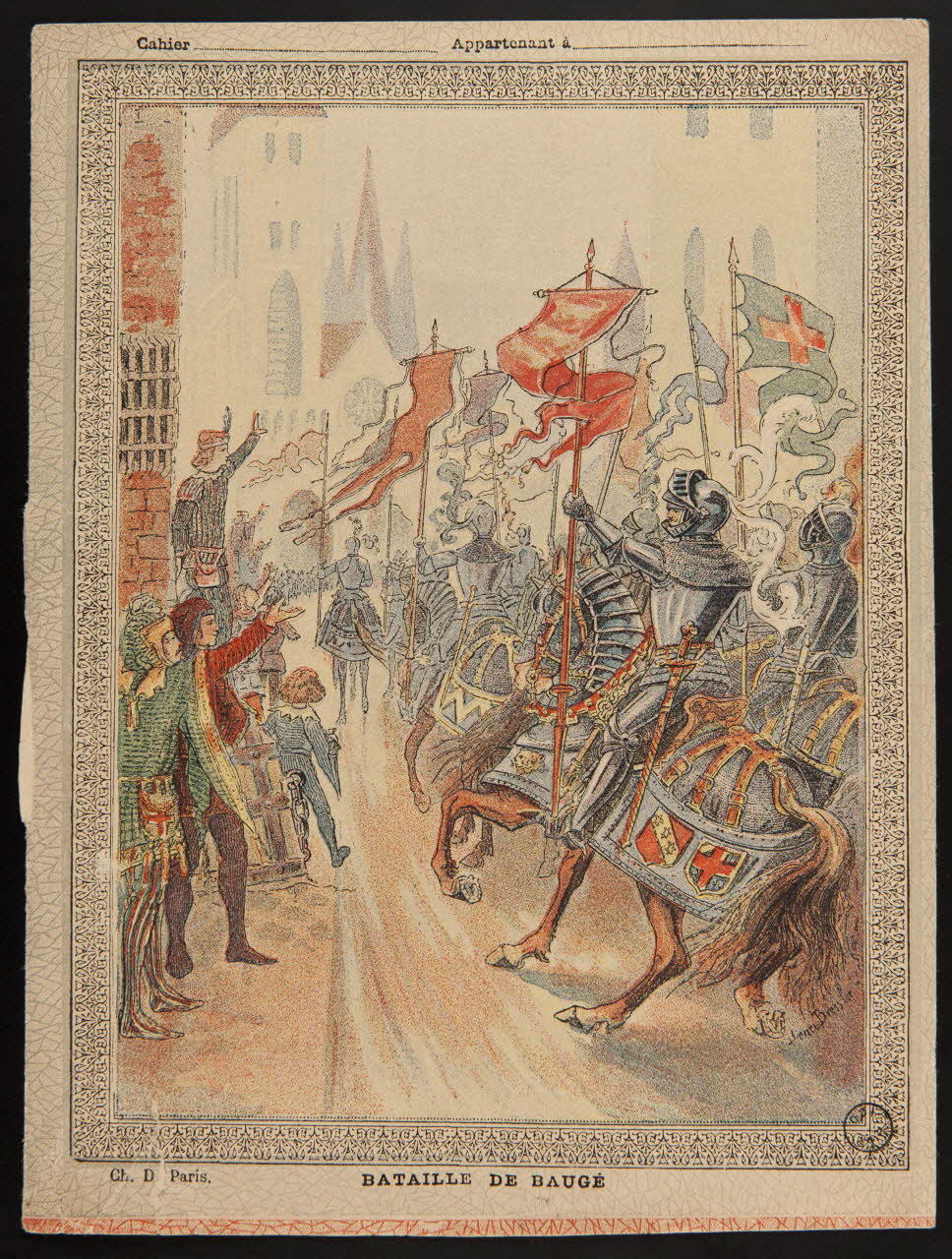 estampe BATAILLE DE BAUGE 1971.9.4 Photo