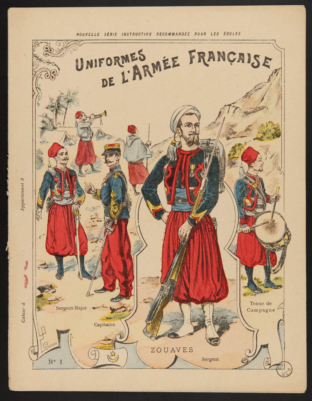 estampe UNIFORMES  DE L'ARMEE FRANCAISE 1971.9.69 Photo