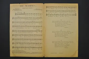 Louis Bousquet ; Albert Chantrier ; Louis Lemarchand ; Bach ; F. Doryval ; Léonce ; Francis F. Salabert chanson petit format Île-de-France, France 1923 1966.201.28 Photo Mucem