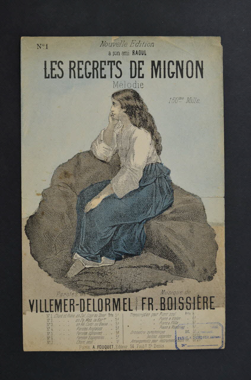 chanson petit format 1966.201.3 Photo Mucem