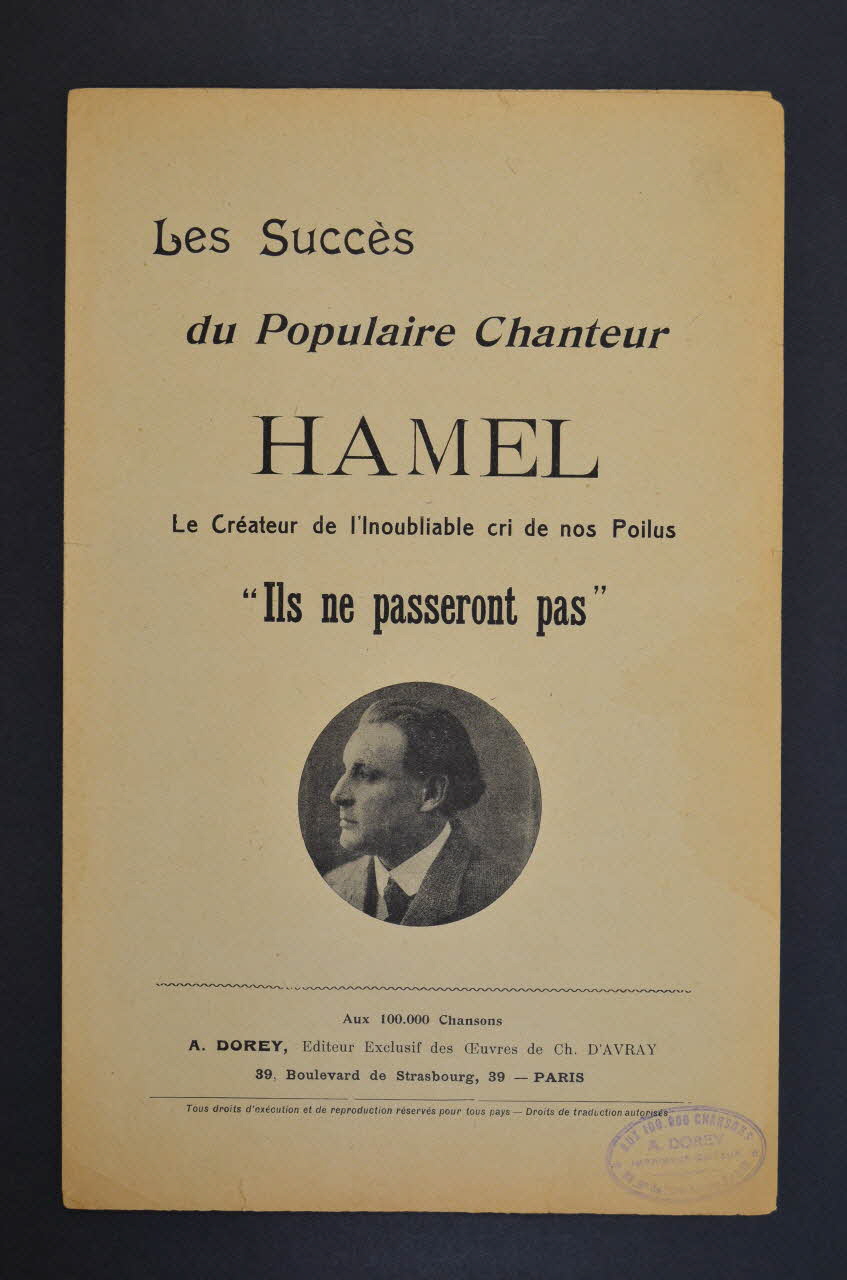 chanson petit format 1966.201.42 Photo Mucem