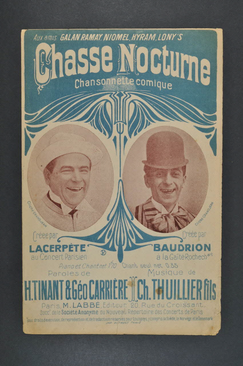 chanson petit format 1966.201.43 Photo Mucem