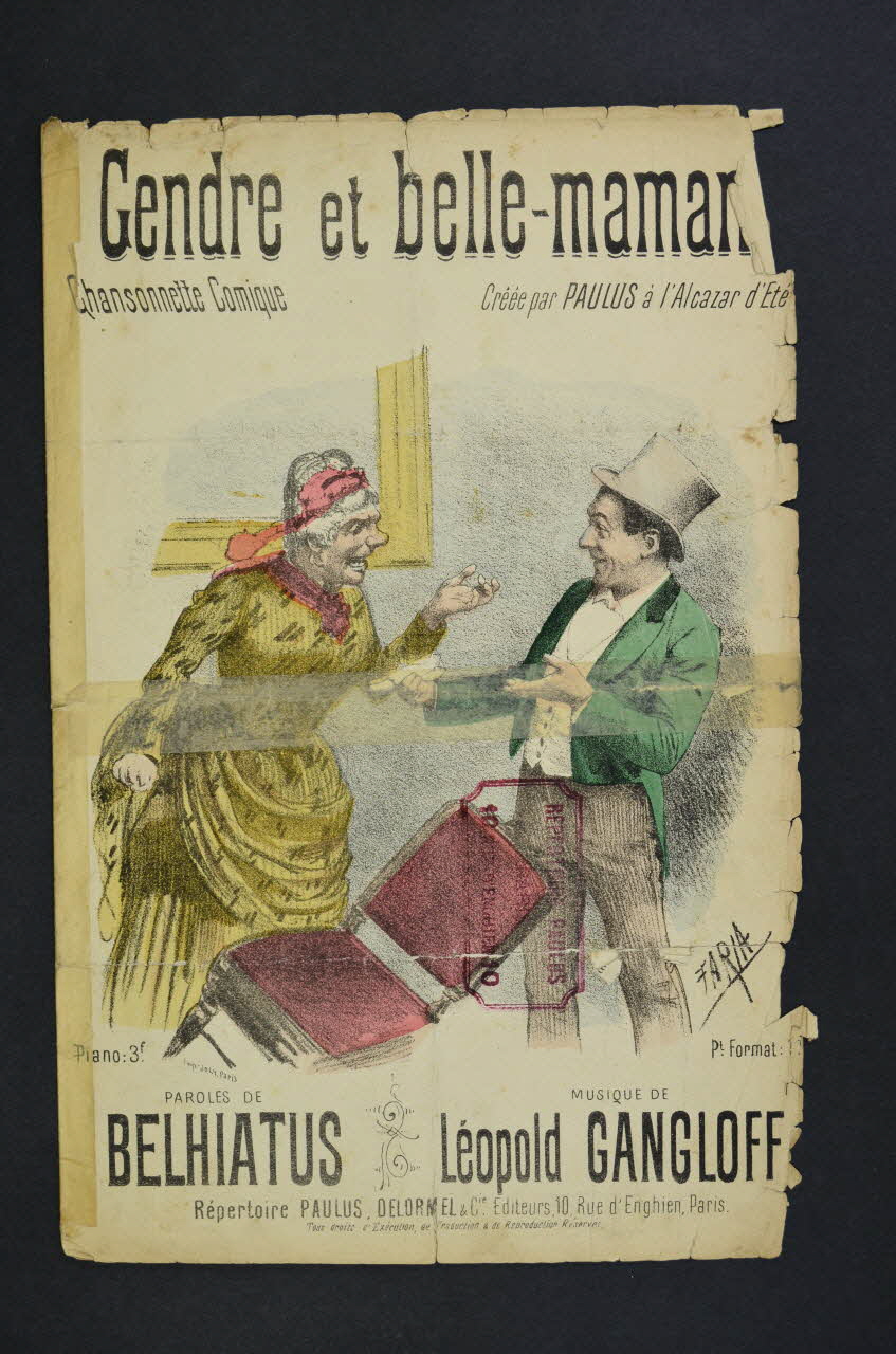 chanson petit format 1966.201.57 Photo Mucem