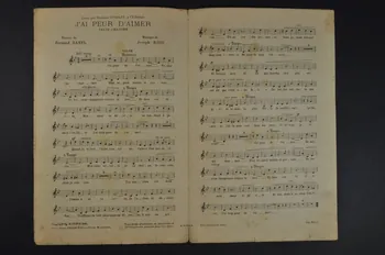 Joseph Rico ; Fernand Danel ; Paul Dalbret ; Henri Gregh chanson petit format Île-de-France, France 1906 1966.201.6 Photo Mucem