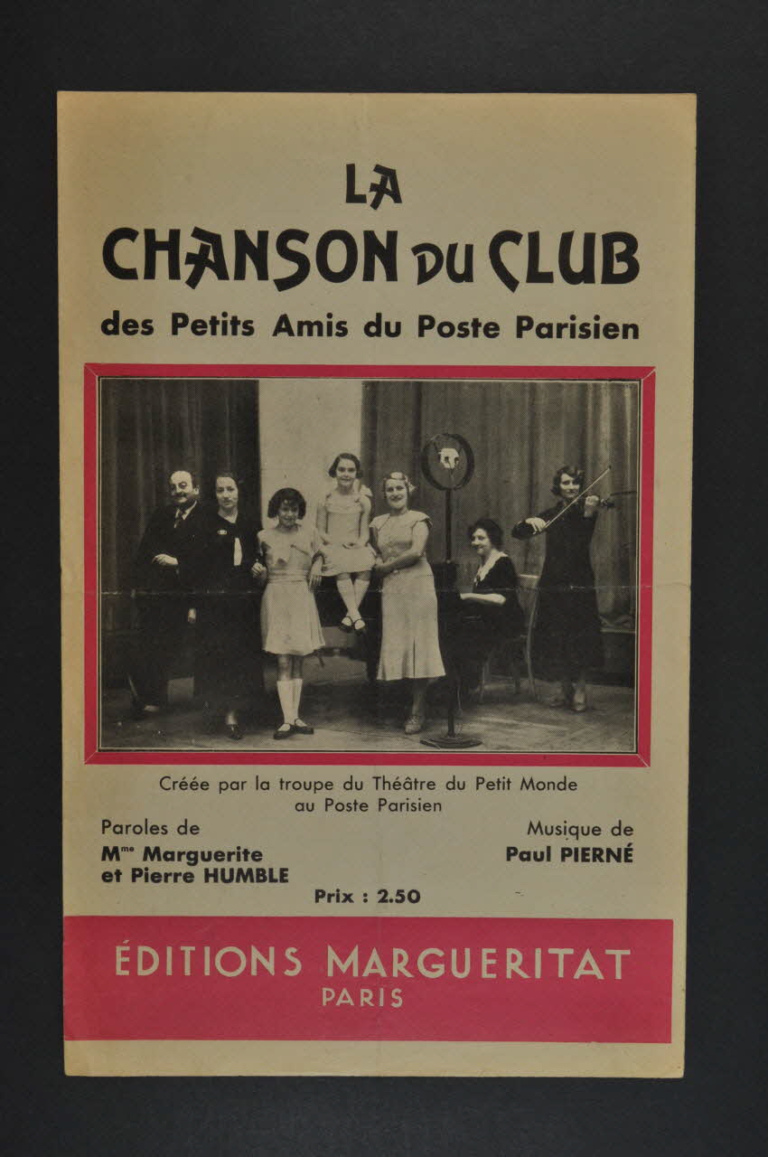 chanson petit format 1966.201.63 Photo Mucem