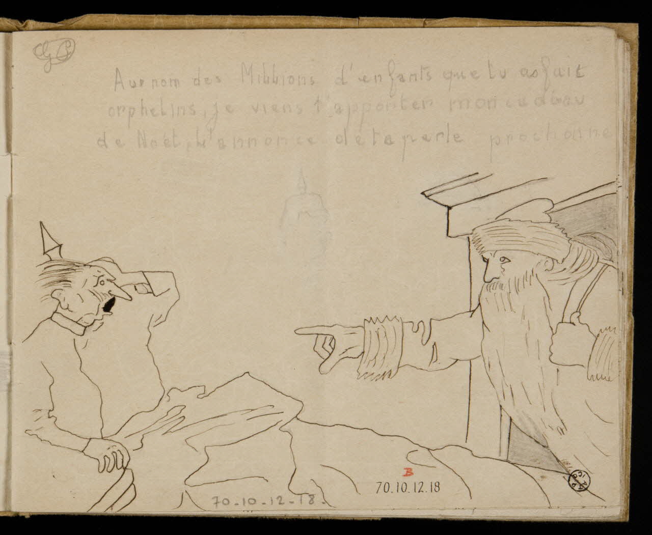 album Au nom des MiLLions d'enfants que tu as fait  orphelins, je viens t'apporter mon cadeau  de Noël. L'annonce de ta perte prochaine 1970.10.12.18 Photo