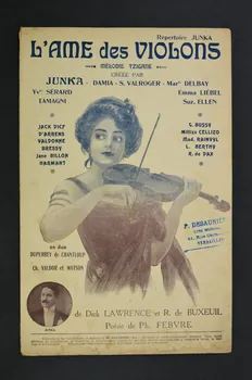 Dick Lawrence ; Ph Febvre ; René De Buxeuil ; Léonce Junka ; H. Delormel chanson petit format Île-de-France, France 1913 1966.201.9 Photo Mucem