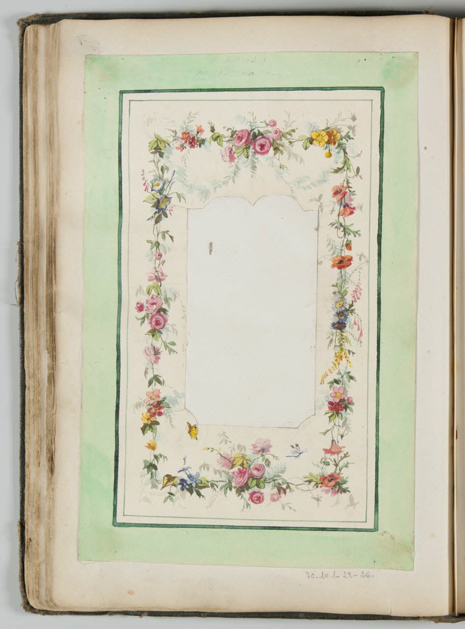 Louis Thivet album Projet de store de boutique 1886-1914 1970.101.28.26 Photo
