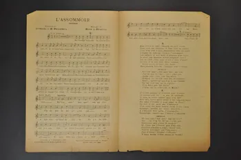 Georgel ; H. Delormel ; René De Buxeuil chanson petit format Île-de-France, France 1917 1966.202.11 Photo Mucem