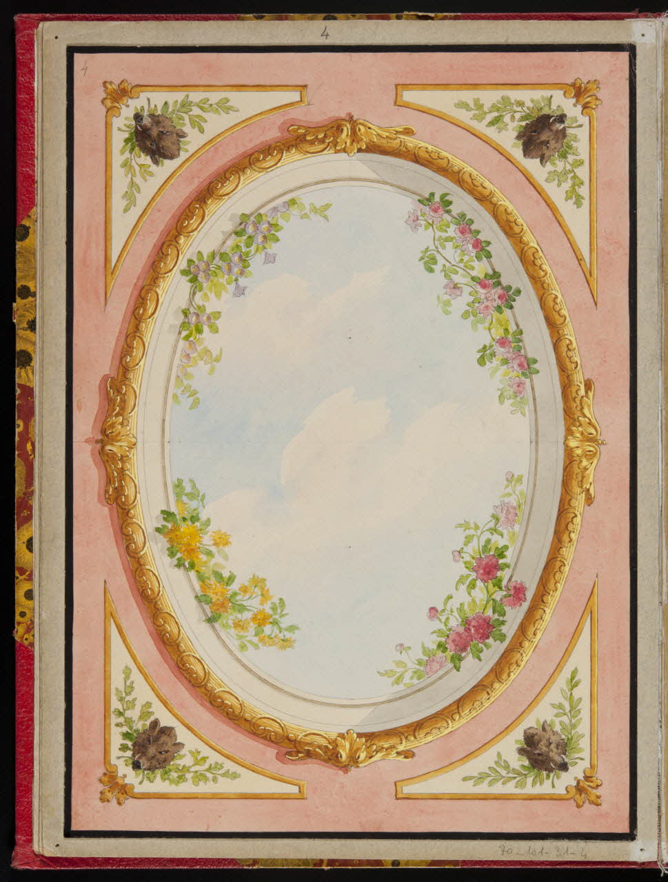 album Projet d'un décor de plafond 1970.101.31.4 Photo