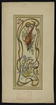 F. Tarrisse dessin Projet d'un décor de boutique 1898-1902 1970.101.32 Photo