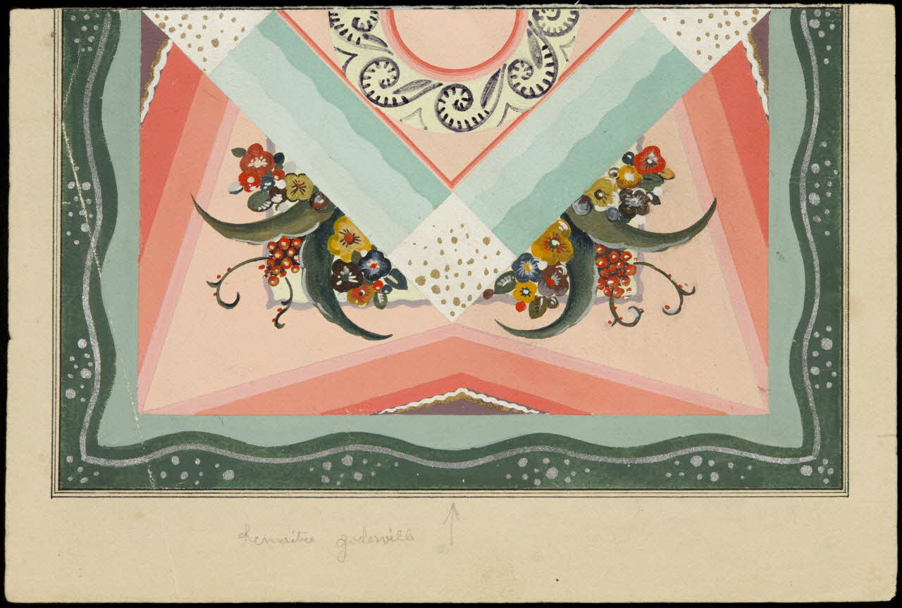 ensemble (2) Projet d'un décor de boutique 1970.101.40.1 Photo