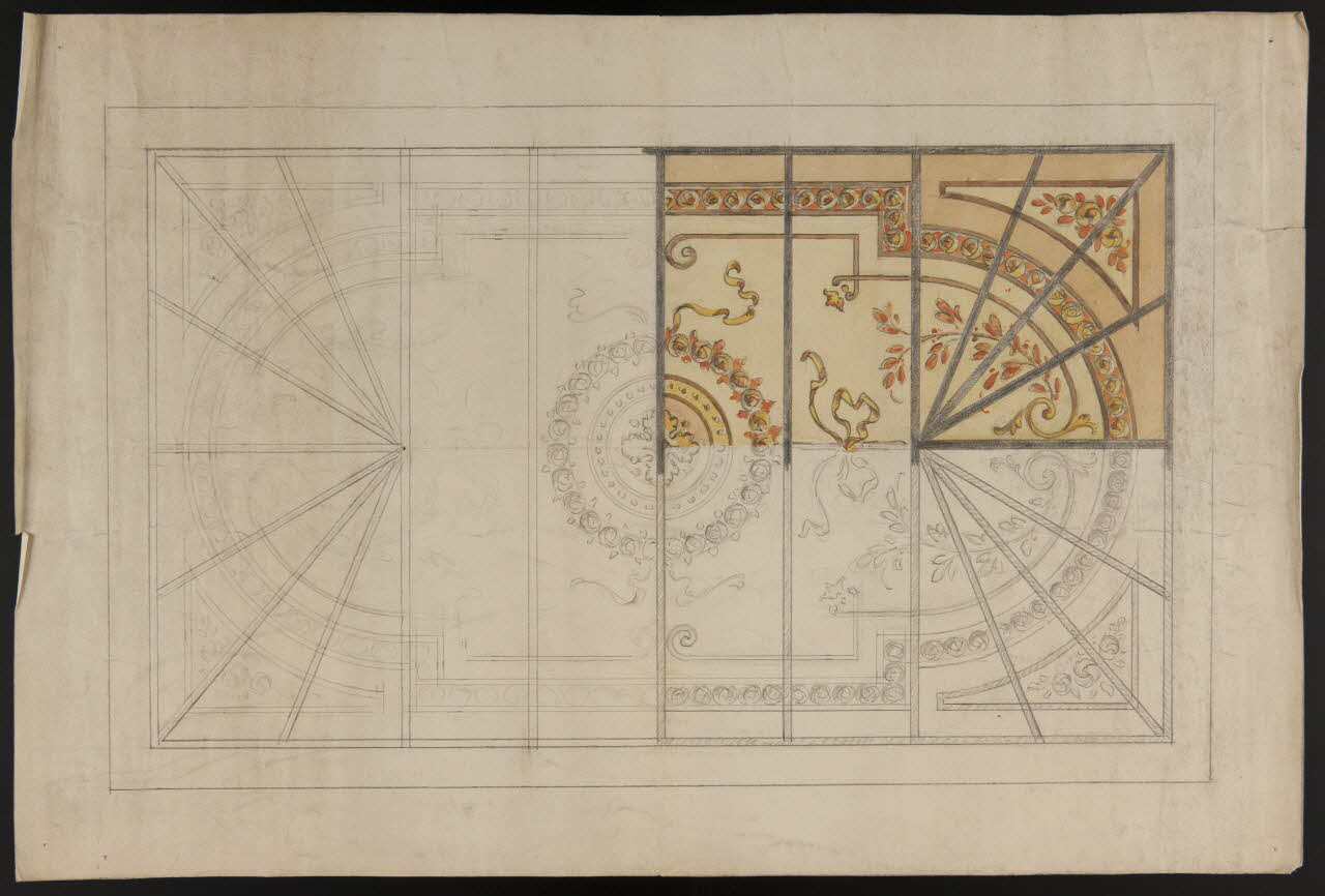 dessin Projet d'un décor de boutique 1970.101.42 Photo