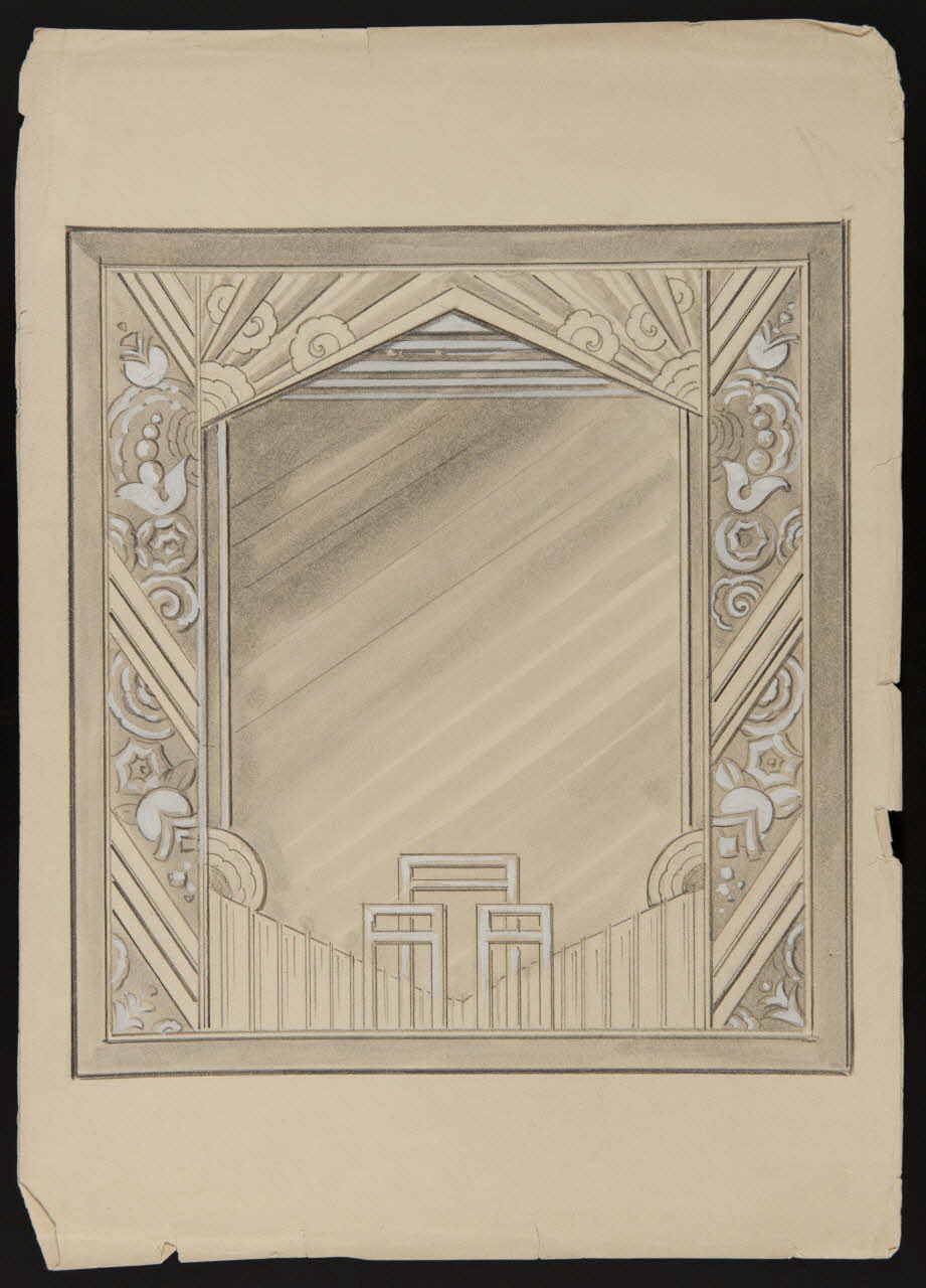 dessin Projet d'un décor de boutique 1970.101.46 Photo