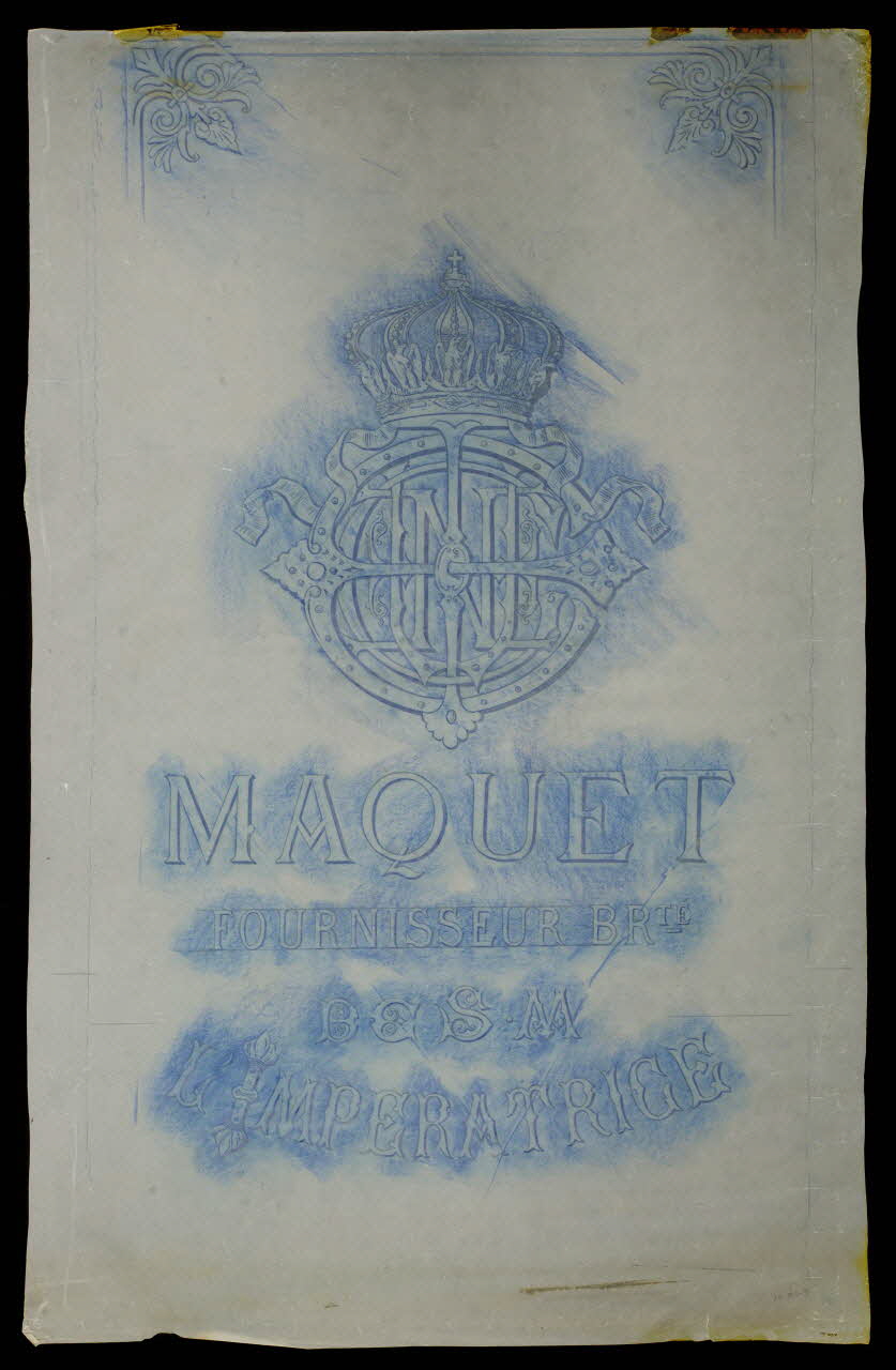 Fontange affiche Projet de devanture "Maquet" 1950 1970.105.9 Photo