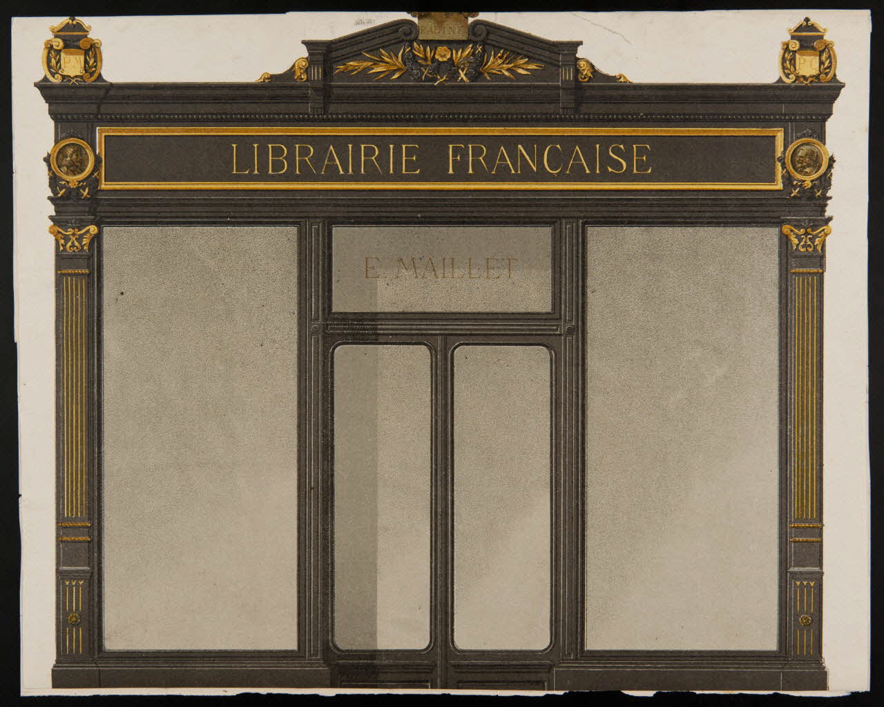 estampe LIBRAIRIE FRANCAISE  E. MAILLET 1970.109.15 Photo