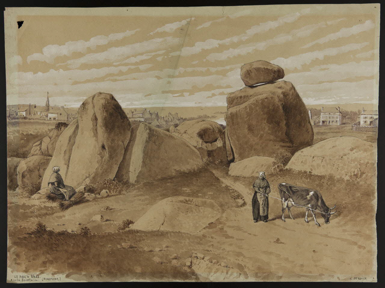Benoist Louis dessin LE ROC'H VRAS. 1899-1909 1970.111.1 Photo