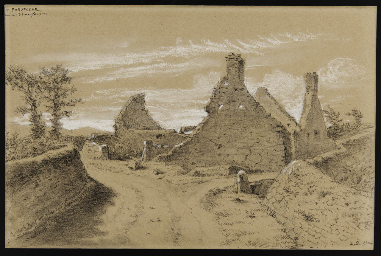 Benoist Louis dessin Maison en ruines 1904 1970.111.34 Photo