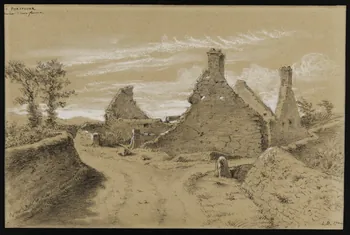 Benoist Louis dessin Maison en ruines 1904 1970.111.34 Photo