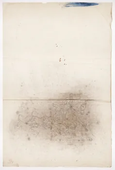 dessin Poncif représentant une chasse à courre 1970.112.41 Photo