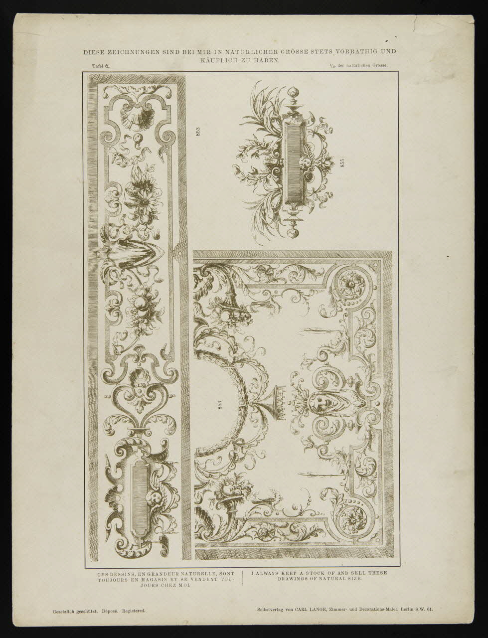 estampe Décor ornemental 1970.114.123 Photo