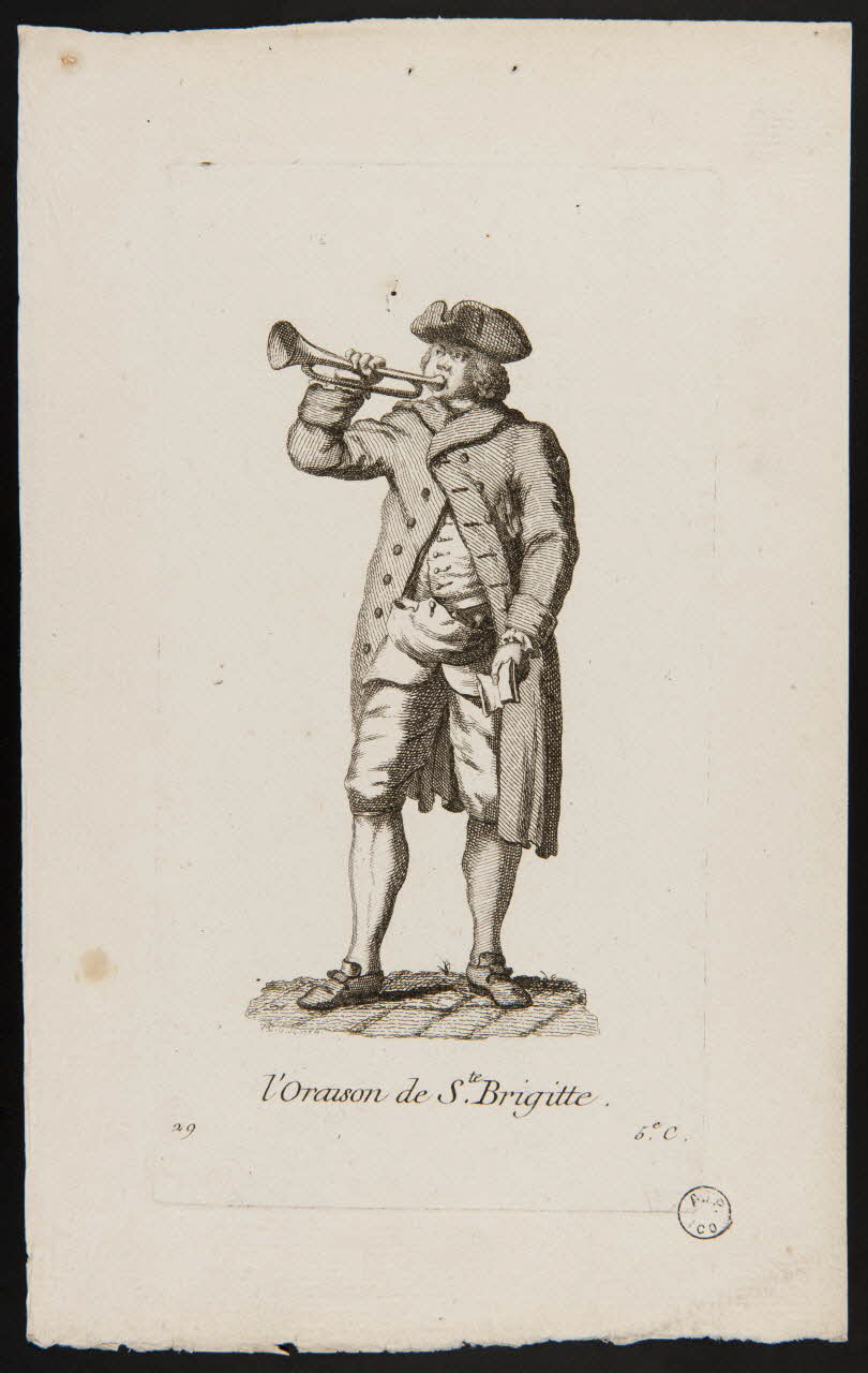 estampe l'Oraison de S.te Brigitte 1970.115.17 Photo