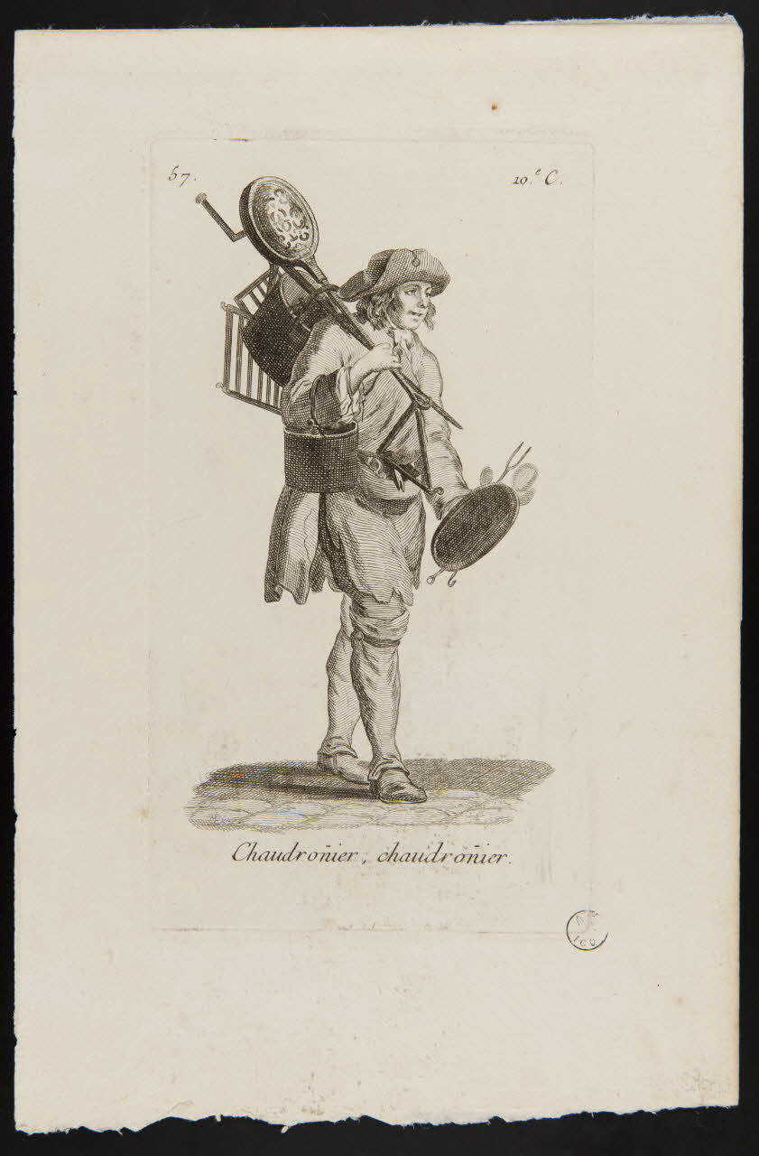 estampe Chaudronier, chaudronier 1970.115.19 Photo