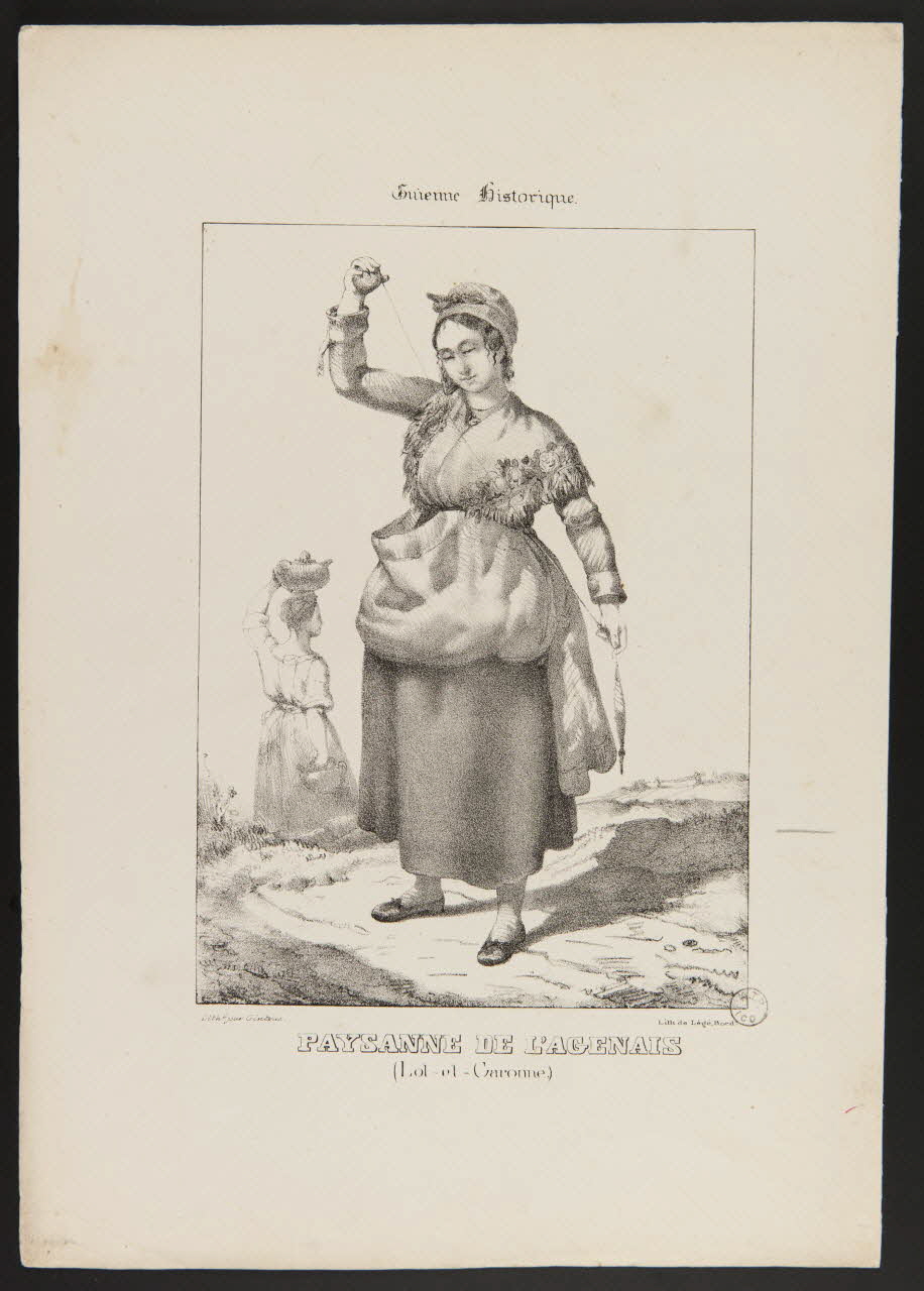 estampe PAYSANNE DE L'AGENAIS  (Lot-et-Garonne) 1970.115.24 Photo