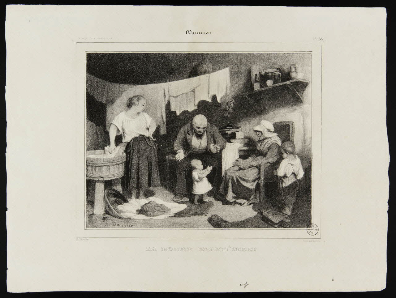 estampe LA BONNE GRAND'MERE 1970.115.30 Photo