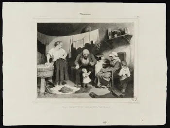 estampe LA BONNE GRAND'MERE 1970.115.30 Photo