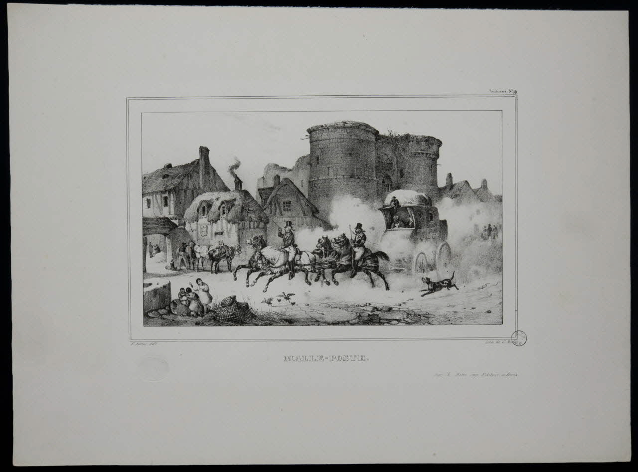 estampe MALLE-POSTE. 1970.115.39 Photo