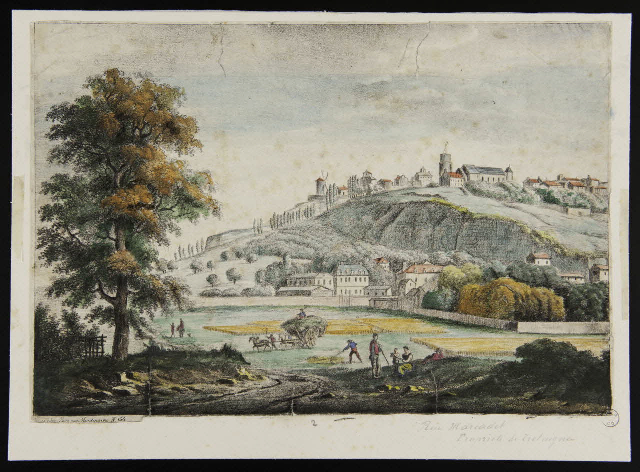 estampe Rue Marcadet  Propriété de Tretaigne 1970.115.48 Photo