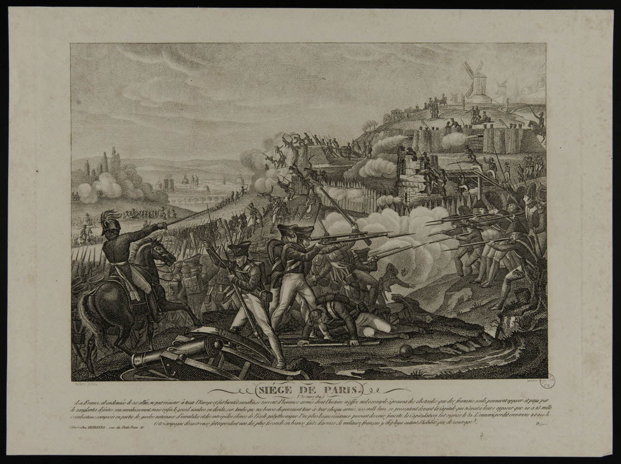 estampe SIEGE DE PARIS. 1970.115.5 Photo
