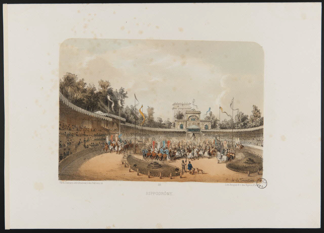 estampe HIPPODRÔME. 1970.115.51 Photo