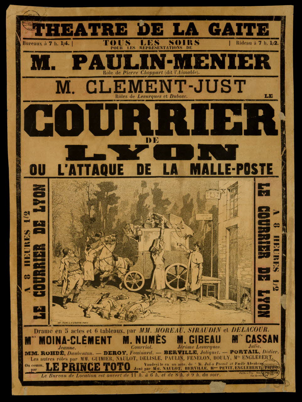 estampe COURRIER  DE  LYON 1970.115.69 Photo