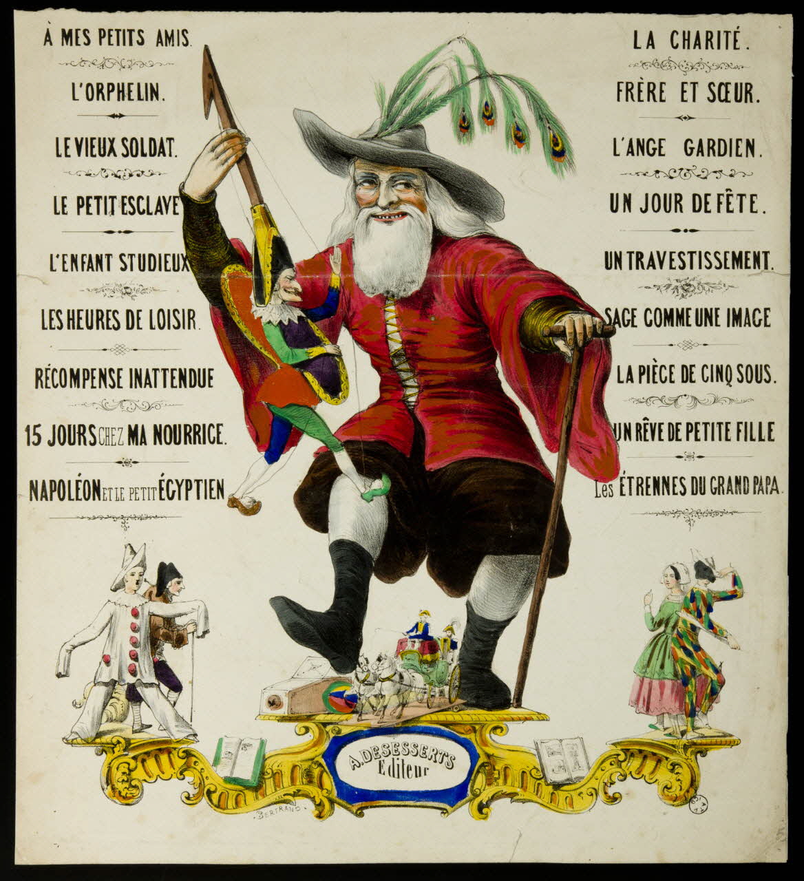 affiche A MES PETITS AMIS.  L'ORPHELIN.  LE VIEUX SOLDAT. [...] 1970.12.31 Photo