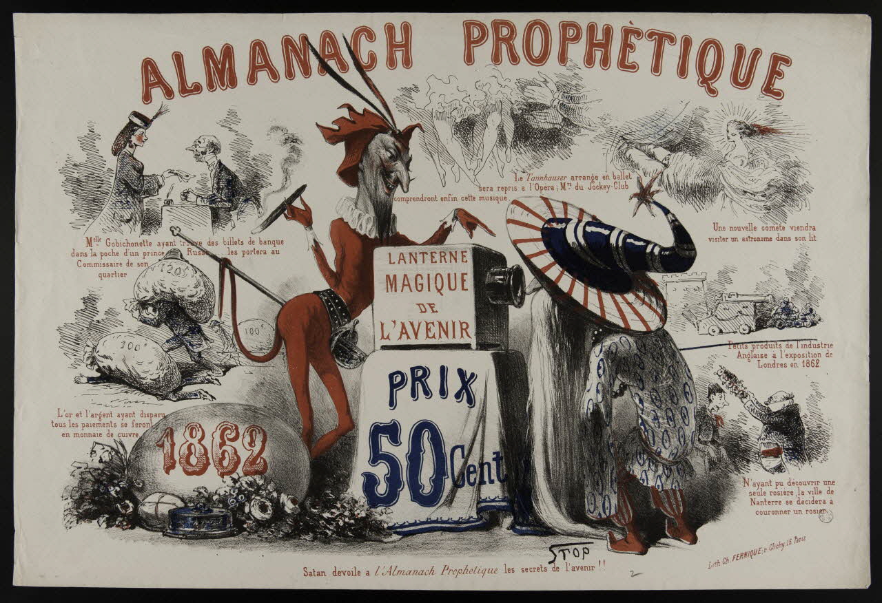 estampe ALMANACH PROPHETIQUE 1970.12.32 Photo