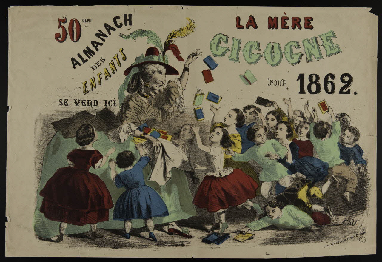 estampe LA MERE  GIGOGNE  POUR 1862. 1970.12.34 Photo