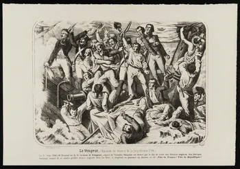 estampe Le Vengeur, (Episode de Guerre de la République 1794.) 1970.136.7  Photo