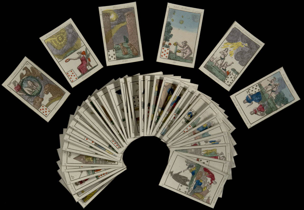 Greffier veuve cartes à jouer Oracle Paris 1807 1970.141.101.3/44 Photo