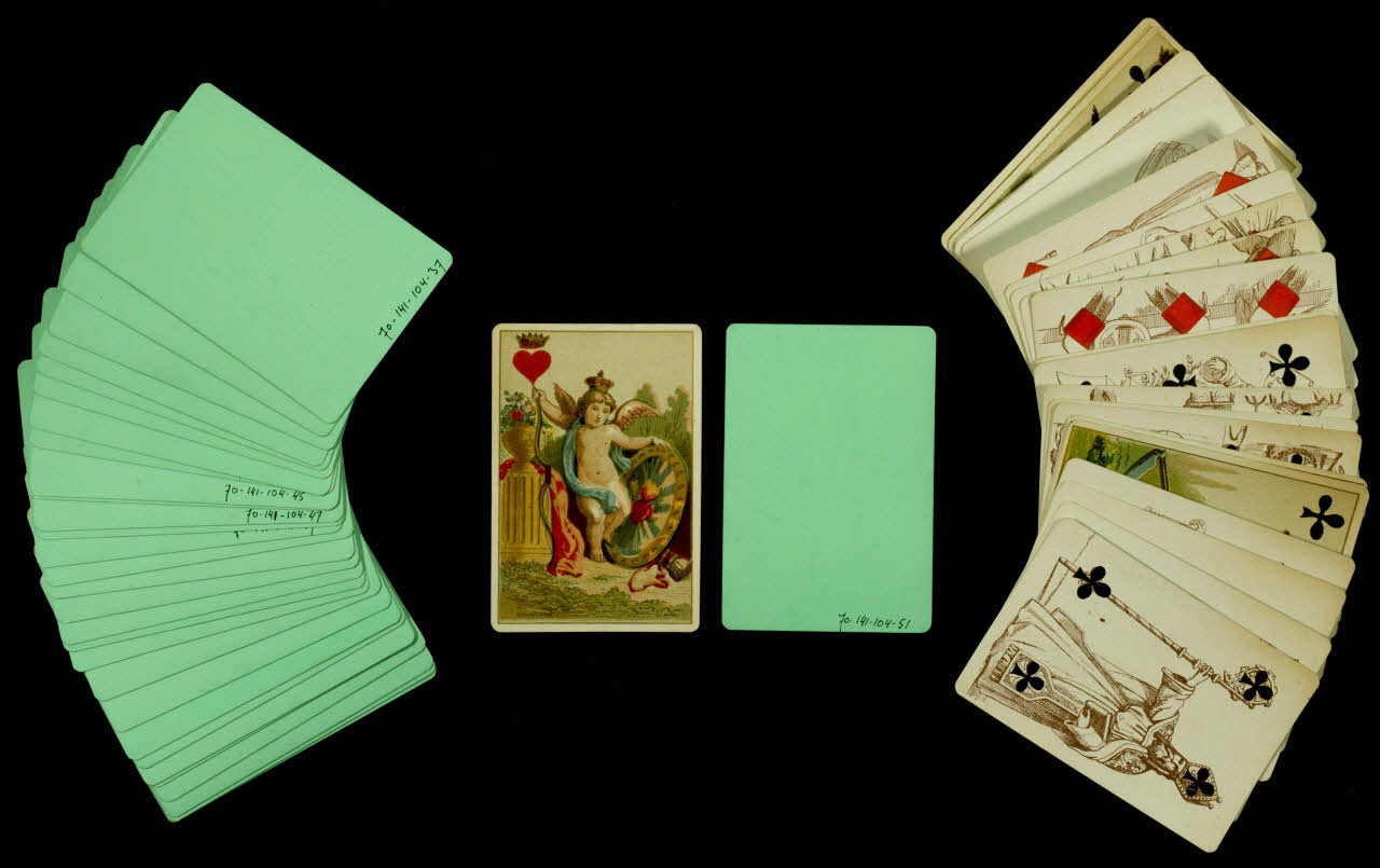 jeu de cartes Jeu de Jeanne Hachette 1970.141.104.1-52 Photo