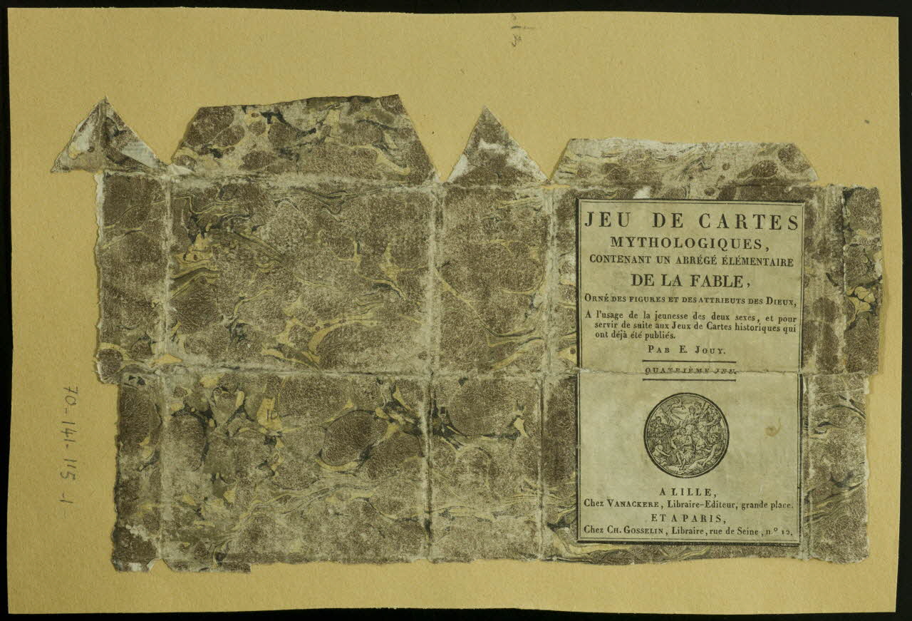 cartes à jouer JEU DE CARTES  MYTHOLOGIQUES, 1970.141.115.1 Photo