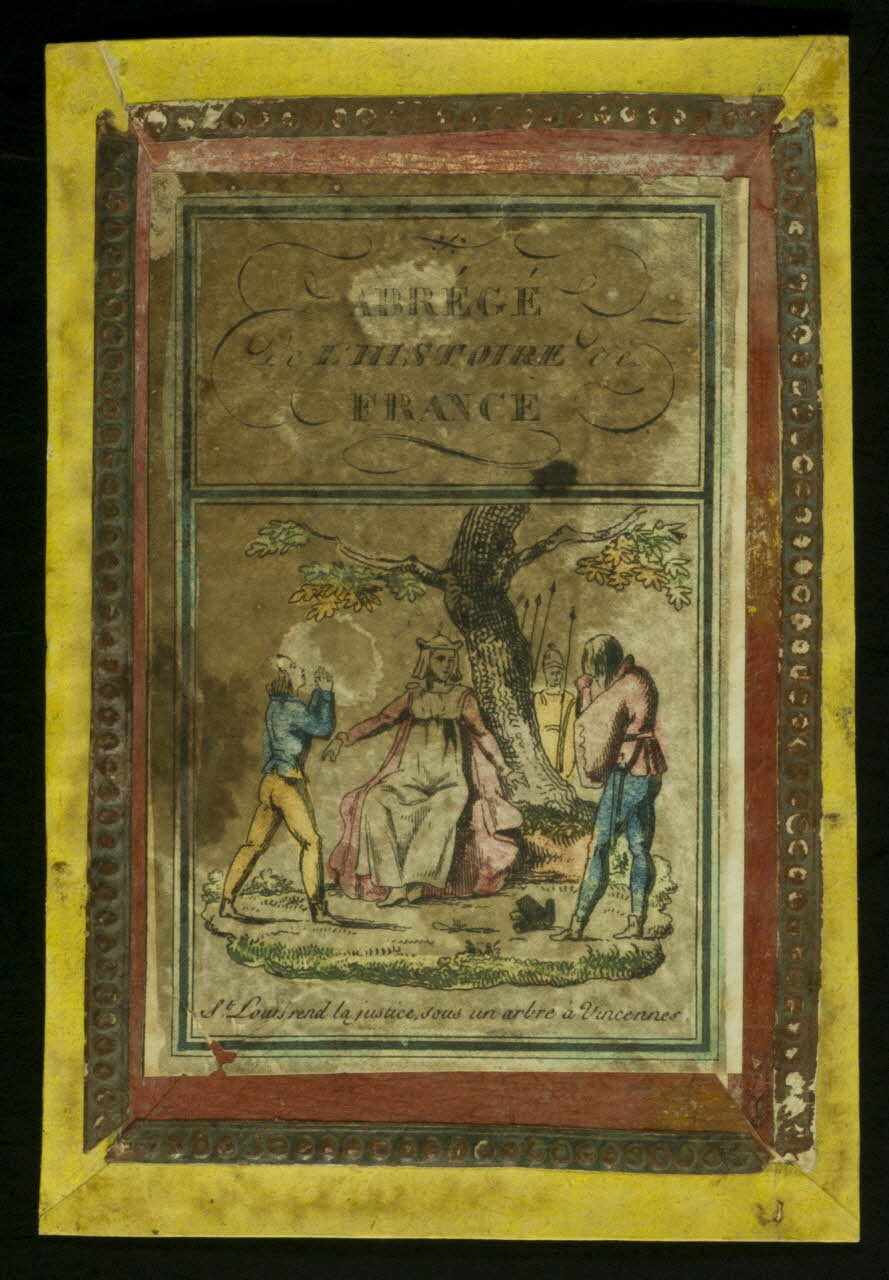 cartes à jouer ABREGE : de L'HISTOIRE de FRANCE 1970.141.118.1 Photo