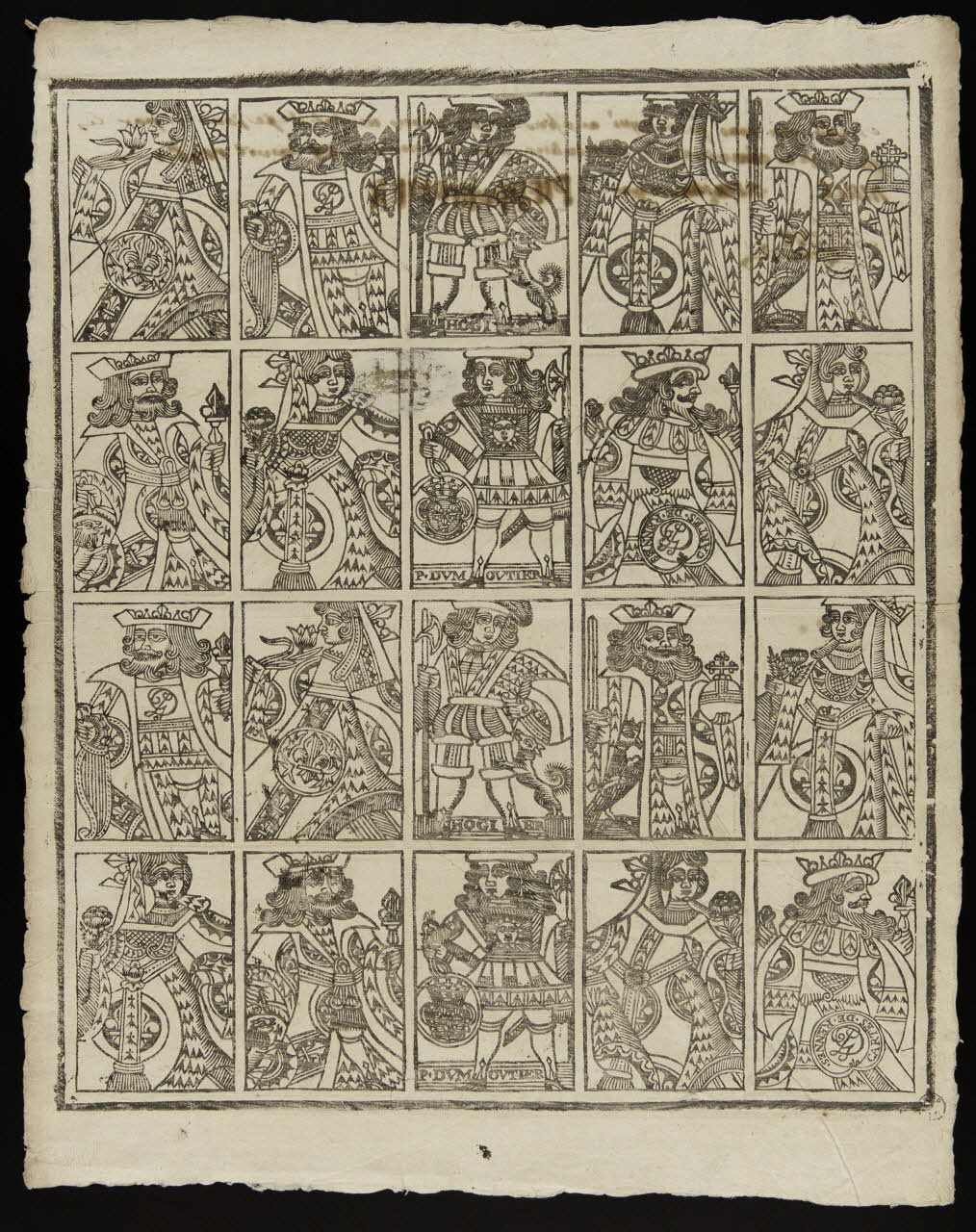 jeu de cartes Jeu de cartes au portrait de Paris 1970.141.152 Photo